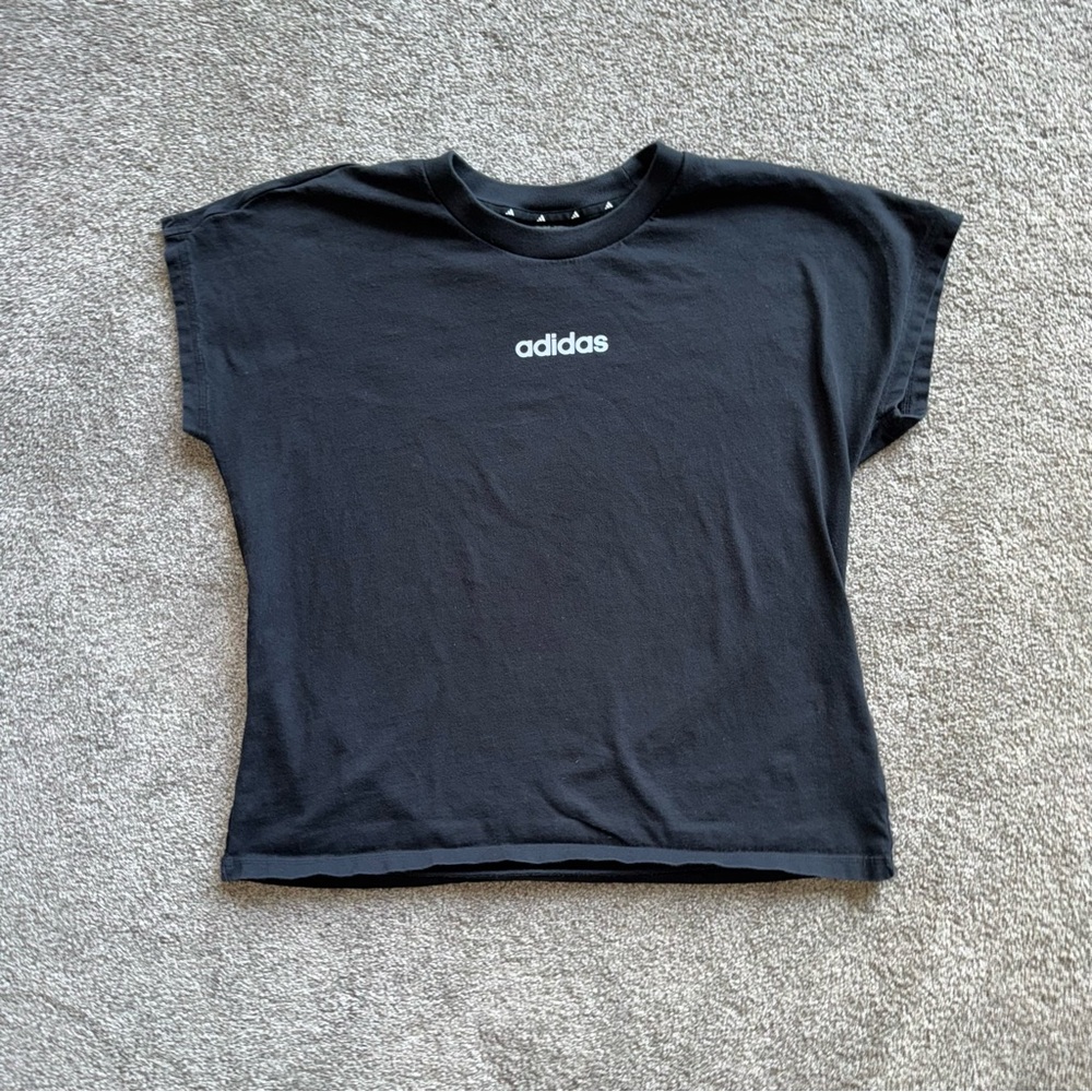 Adidas Womens XXL Black Short Sleeve Tee - Picture 6 of 11